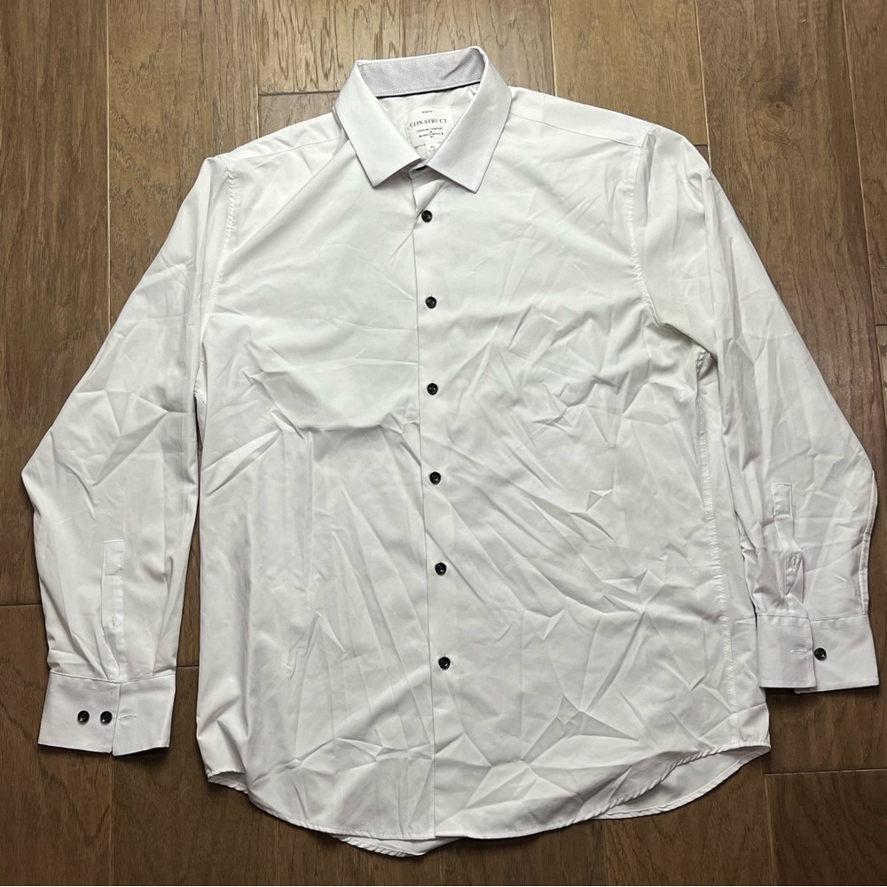 White Dress Shirt – Men’s Con.Struct, Size XL
